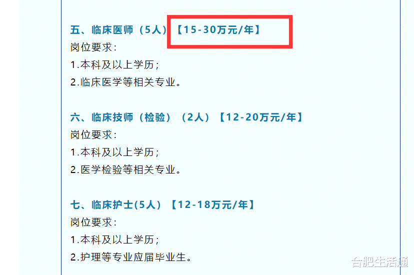 最高年薪30万！ 合肥一上市公司开启招聘模式！