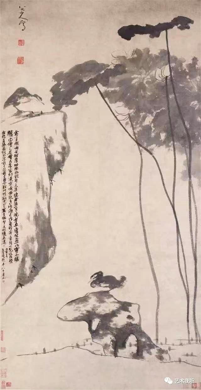 中国艺术$艺术鉴赏网：张筱玲谈“八大山人”画中的“拙对变”「专栏」